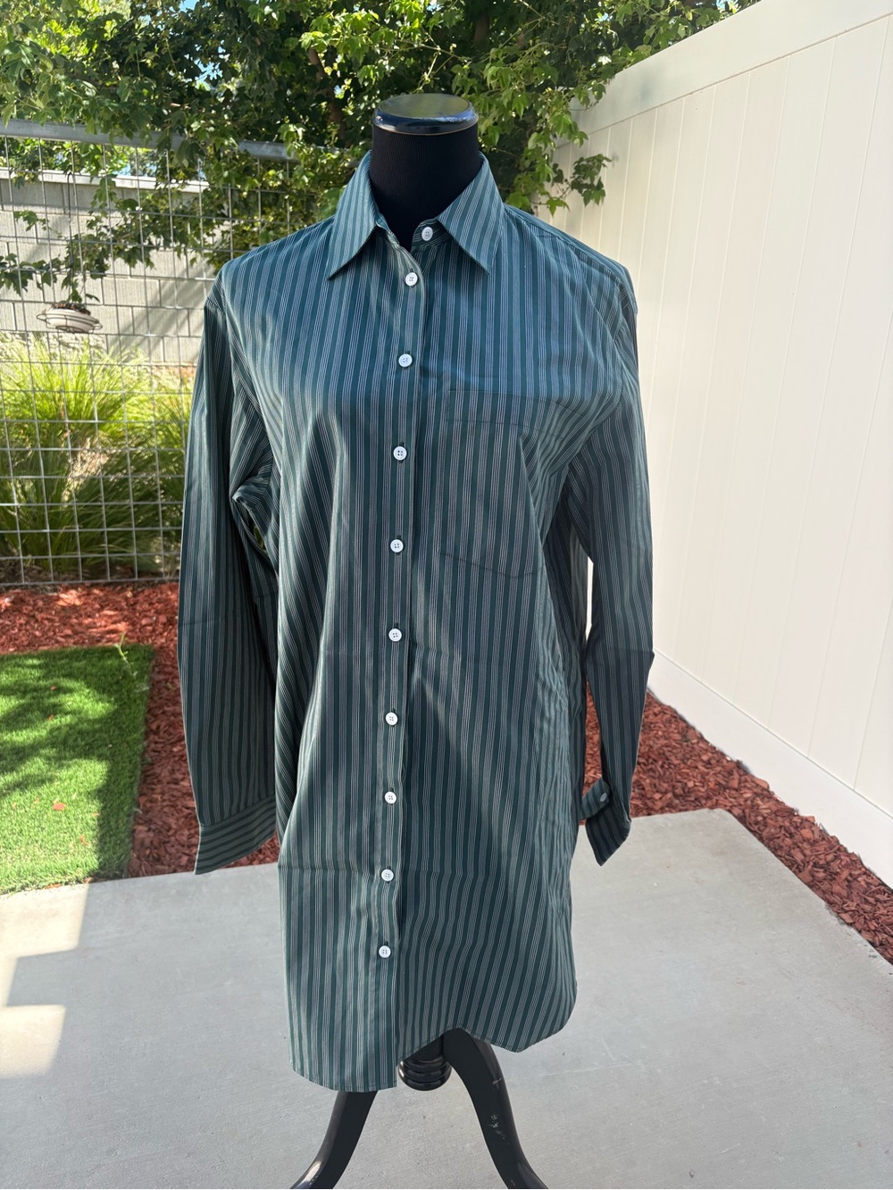 Zadig & Voltaire Striped Button-Down Shirt - M